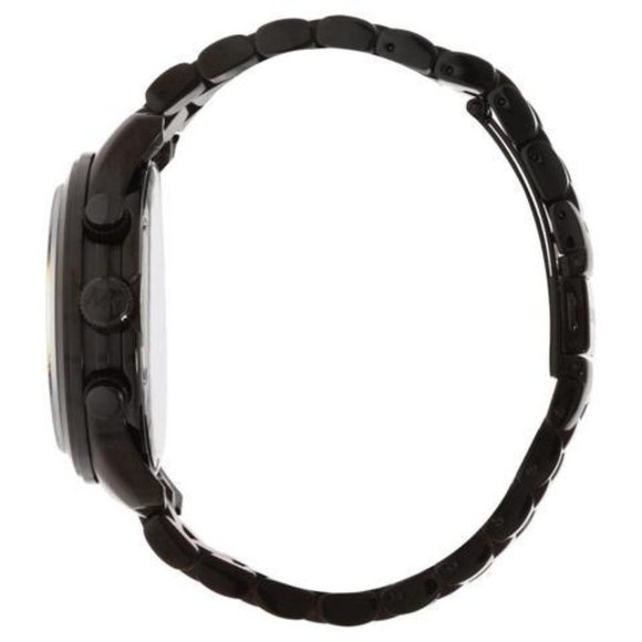 Michael Kors Oversized Runway Black Tone Watch - Picture 2 of 11